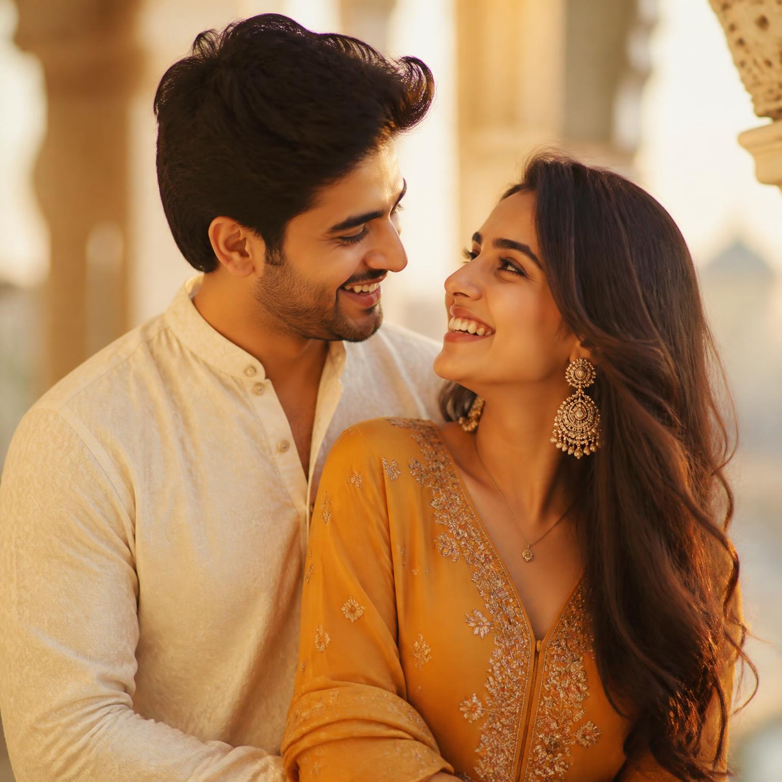 Two people sharing a quiet, candid moment